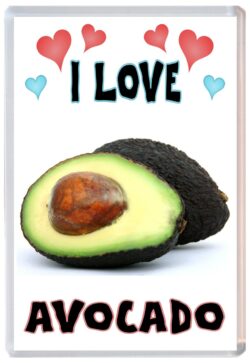 I Love Avocado - Jumbo Fridge Magnet Souvenir Gift Present