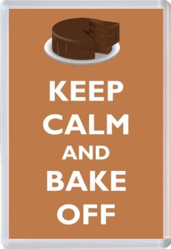 Keep Calm and Bake Off - Jumbo Fridge Magnet Souvenir Gift Present