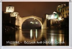 Mostar Bridge - Bosnia & Herzegovina - Jumbo Fridge Magnet Souvenir Gift Present
