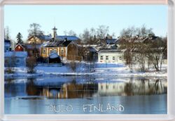 Oulo - Finland - Jumbo Fridge Magnet Souvenir Gift Present