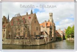 Bruges - Belgium - Jumbo Fridge Magnet Souvenir Gift Present