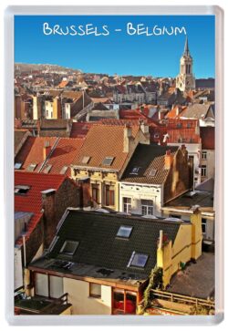 Brussels - Belgium - Jumbo Fridge Magnet Souvenir Gift Present
