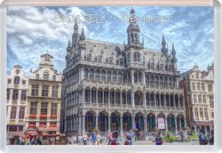Brussels - Belgium - Jumbo Fridge Magnet Souvenir Gift Present (a)
