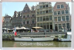 Ghent - Belgium - Jumbo Fridge Magnet Souvenir Gift Present