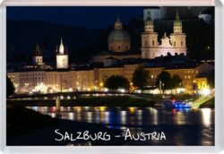 Salzburg - Austria - Jumbo Fridge Magnet Souvenir Gift Present (a)