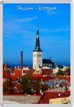 Tallinn - Estonia - Jumbo Fridge Magnet Souvenir Gift Present