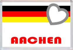 Aachen - Love Germany/German Towns & Cities Flag - Jumbo Fridge Magnet Souvenir Gift Present