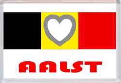 Aalst - Love Belgium/Belgian Towns & Cities Flag - Jumbo Fridge Magnet Souvenir Gift Present
