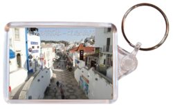 Albufeira - Algarve ? Portugal - Double Sided Large Keyring Key Fob Chain Ring Gift Present Souvenir