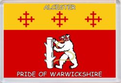 Alcester - Pride of Suffolk County Warwickshire - Jumbo Fridge Magnet Souvenir Gift