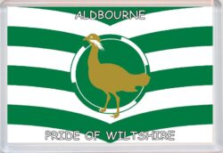 Aldbourne - Pride of Wiltshire County Flag - Jumbo Fridge Magnet Souvenir Gift Present