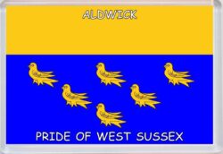 Aldwick - Pride of Suffolk County Warwickshire - Jumbo Fridge Magnet Souvenir Gift