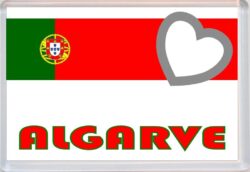 Algarve - Love Portugal/Portuguese Towns & Cities Flag - Jumbo Fridge Magnet Souvenir Gift Present