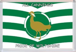 All Cannings - Pride of Wiltshire County Flag - Jumbo Fridge Magnet Souvenir Gift Present