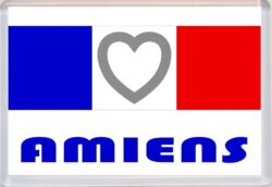 Amiens - Love France/French Towns & Cities Flag - Jumbo Fridge Magnet Souvenir Gift Present
