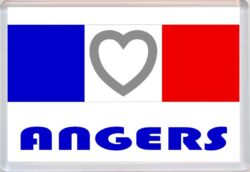 Angers - Love France/French Towns & Cities Flag - Jumbo Fridge Magnet Souvenir Gift Present