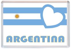 Argentina - Love Argentina/Argentine Towns & Cities Flag - Jumbo Fridge Magnet Souvenir Gift Present