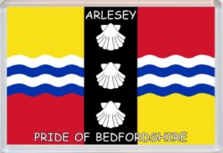 Arlesey - Pride of Bedfordshire - Pride of Cumbria County Flag - Jumbo Fridge Magnet Souvenir Gift Present