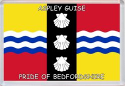 Aspley Guide - Pride of Bedfordshire - Pride of Cumbria County Flag - Jumbo Fridge Magnet Souvenir Gift Present