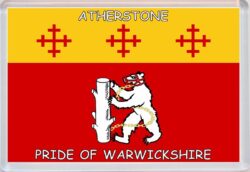 Atherstone - Pride of Suffolk County Warwickshire - Jumbo Fridge Magnet Souvenir Gift
