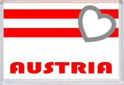 Austria - Love Austria/Austrian Towns & Cities Flag - Jumbo Fridge Magnet Souvenir Gift Present