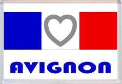Avignon - Love France/French Towns & Cities Flag - Jumbo Fridge Magnet Souvenir Gift Present