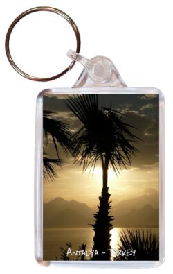 Antayla - Turkey ? Double Sided Large Keyring Key Fob Chain Ring Gift Present Souvenir