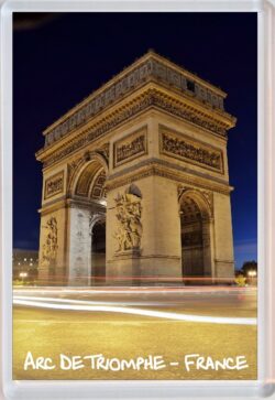 Arc de Triomphe - France - Jumbo Fridge Magnet Souvenir Gift Present (a)