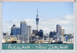 Auckland - New Zealand - Jumbo Fridge Magnet Souvenir Gift Present (b)
