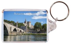 Avignon - France ? Double Sided Large Keyring Key Fob Chain Ring Gift Present Souvenir