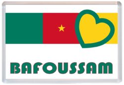 Bafoussam - Love Cameroon Towns & Cities Flag - Jumbo Fridge Magnet Souvenir Gift