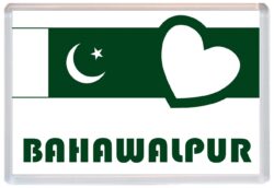 Bahawalpur - Love Pakistan/Pakistani Towns & Cities Flag - Jumbo Fridge Magnet Souvenir Gift Present