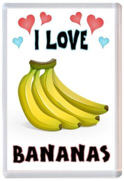 I Love Bananas - Jumbo Fridge Magnet Souvenir Gift Present