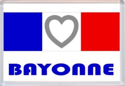 Bayonne - Love France/French Towns & Cities Flag - Jumbo Fridge Magnet Souvenir Gift Present