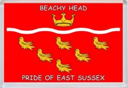 Beachy Head - Pride of East Sussex County Flag - Jumbo Fridge Magnet Souvenir Gift Present