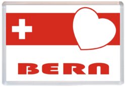 Bern - Love Swiss/Switzerland Towns & Cities Flag - Jumbo Fridge Magnet Souvenir Gift Present