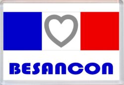 Besancon - Love France/French Towns & Cities Flag - Jumbo Fridge Magnet Souvenir Gift Present