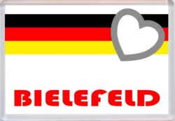 Bielefeild - Love Germany/German Towns & Cities Flag - Jumbo Fridge Magnet Souvenir Gift Present