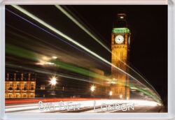 Big Ben - London - Jumbo Fridge Magnet Souvenir Gift Present Night