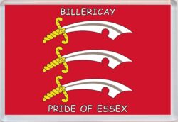Billericay - Pride of Essex County Flag - Jumbo Fridge Magnet Souvenir Gift Present
