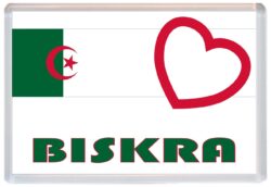 Biskra - Love Algeria/Algerian Towns & Cities Flag - Jumbo Fridge Magnet Souvenir Gift Present
