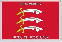 Bloomsbury - Pride of Middlesex County Flag - Jumbo Fridge Magnet Souvenir Gift