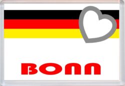 Bonn - Love Germany/German Towns & Cities Flag - Jumbo Fridge Magnet Souvenir Gift Present