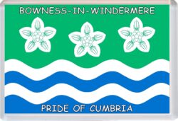 Bowness-in-Windermere - Pride of Cumbria County Flag - Jumbo Fridge Magnet Souvenir Gift Present
