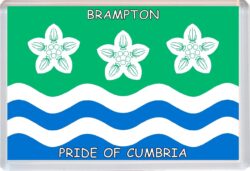 Brampton - Love Canada/Canadian Towns & Cities Flag - Jumbo Fridge Magnet Souvenir Gift Present