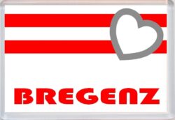 Bregenz - Love Austria/Austrian Towns & Cities Flag - Jumbo Fridge Magnet Souvenir Gift Present