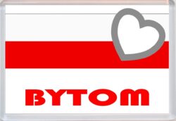 Bytom - Love Poland/Polish Towns & Cities Flag - Jumbo Fridge Magnet Souvenir Gift Present
