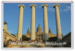 Parc de Montjui - Barcelona - Spain - Jumbo Fridge Magnet Souvenir Gift Present