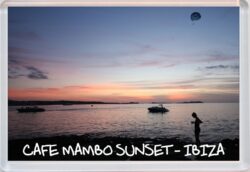 Cafe Mambo Sunset - Ibiza - Spain - Jumbo Fridge Magnet Souvenir Gift Present