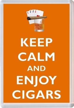 Keep Calm and Love Cigars - Jumbo Fridge Magnet Souvenir Gift Present